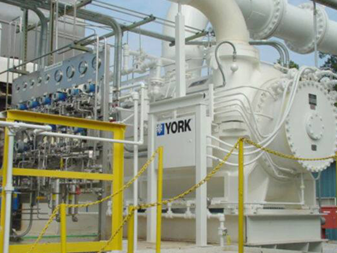 Installed industrial refrigeration product by York