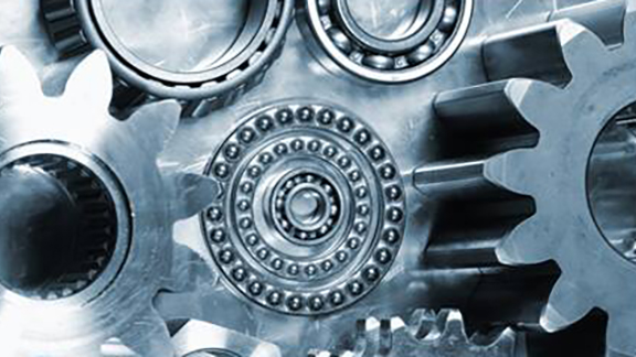 Close up of gears